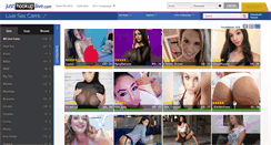 Desktop Screenshot of justhookuplive.com